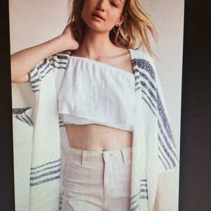 Ecote Lauren Yarn Striped Cardigan